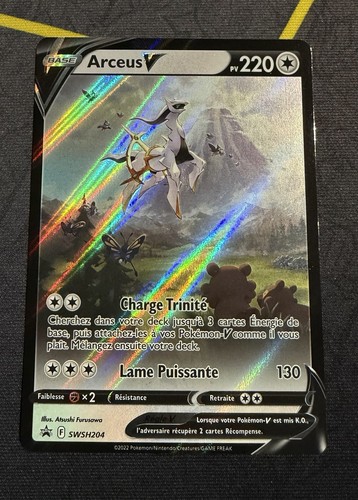 Carte pokémon arceus - carte,