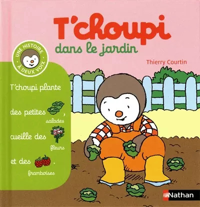 Choupi dans jardin - t'choupi,