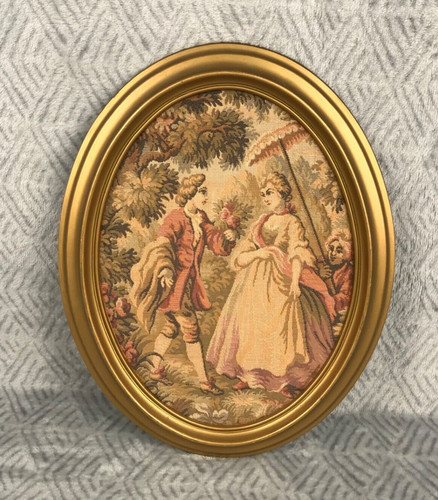 Ancien canevas tapisserie - canevas,