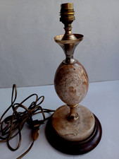 Ancien pied de lampe en Marbre