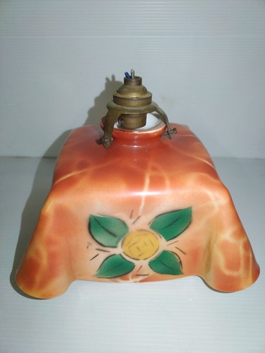 Ancienne suspension opaline - ancienne,