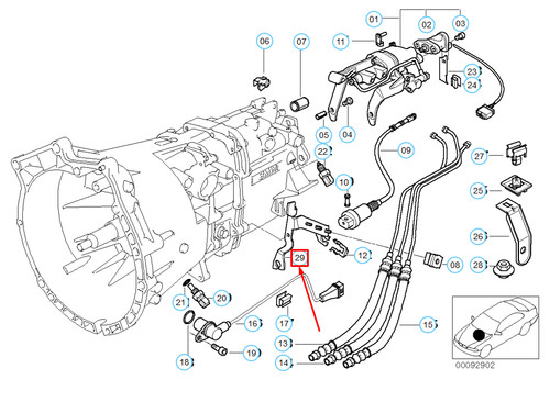 New bmw e36 smg hose - m3,