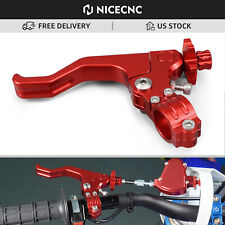 CNC Short Stunt Clutch Lever For Honda CRF230F 2003-2016 CRF230L 2008-2016 Red