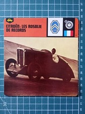 Fiche Auto circa 1978