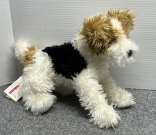 Douglas Cuddle Toys Fox Terrier 13" Plush Realistic Rare with Tags