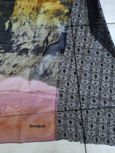 Foulard rectangulaire double - foulard,