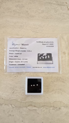 Lot saphir blanc - lot,