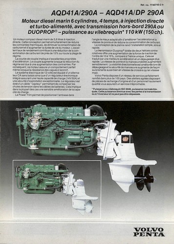 Volvo penta moteur marin - volvo, /