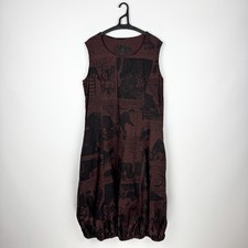 Rundholz Black Label Sheath Dress Womens Comics Cartoon AvantGarde Red Size M