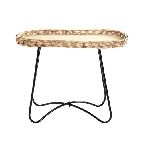 Table appoint osier - osier, "irène"