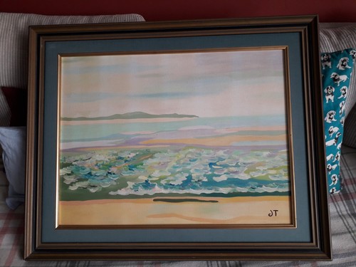 Tableau ancien signé - , à
