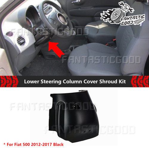 For fiat 500 2012 2017 - 500, black