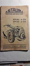 MANUEL MOTOCULTEUR STAUB PP2B