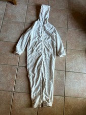 Combi pyjama en moumoute blanc