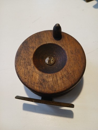 Ancien petit moulinet bois - petit,