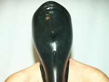 Masque En Latex 100% Noir Et