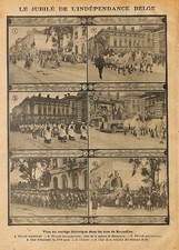 BRUSSELS (B) JUBILEE OF BELGIAN INDEPENDENCE / ILLUSTRATION 1905