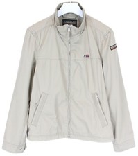 Veste NAPAPIJRI N0Y1R1 Pour Homme Grande Mince Non Doublée Zip Beige