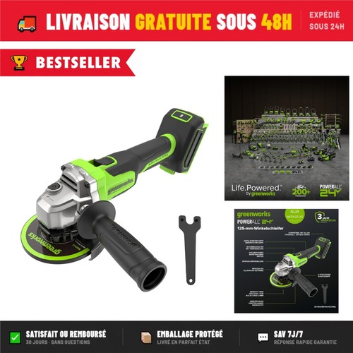 Greenworks meuleuse angle - greenworks, d'angle