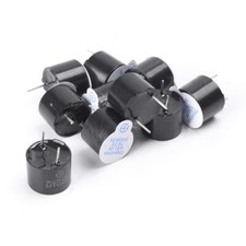 10PCS 5V Active Buzzer Magnetic Long Continous Beep Tone Alarm Ringer 12MM