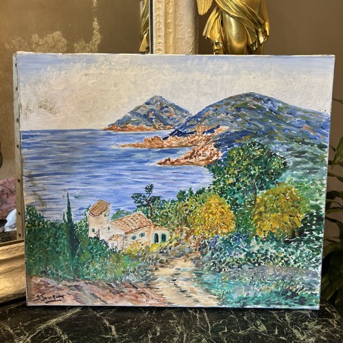 Tableau huile sur - tableau,