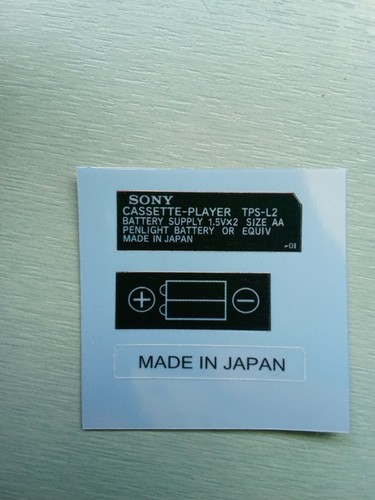 Stikers for sony - stikers, walkman