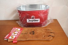 NEUF / ENSEMBLE JUPILER BIERE / SCEAU A GLACE + GANT DECAPSULEUR BARBECUE
