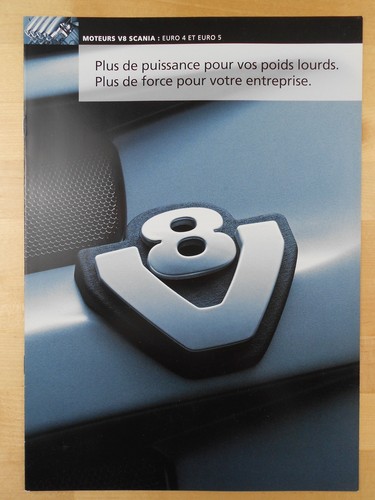 Brochure scania moteur - scania, r500