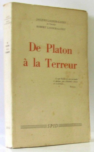 Platon terreur - platon,