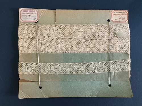 Antique mechanical lace - , on