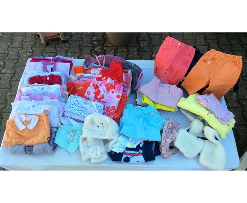 Lot vêtements bébé 6 - -,