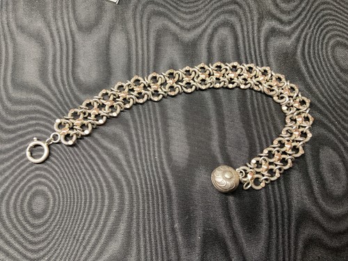 Ancien gros bracelet argent - bracelet,
