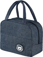 Sac Isotherme Repas Bureau Travail Etudes 6L Mini Sac à Lunch Box Étanche - Bleu
