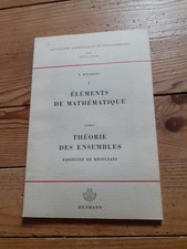 Elements de Mathematique I