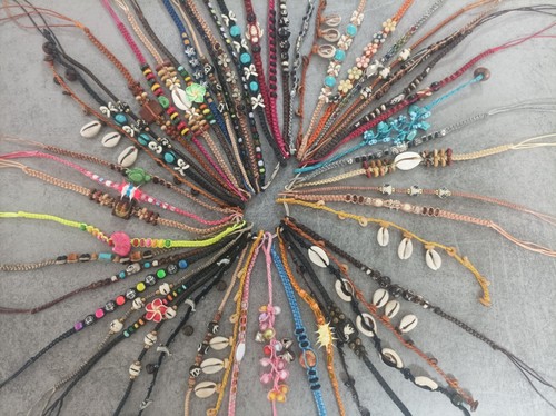 Lot bracelets macramés - lot,