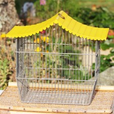 Petite cage à oiseaux vintage