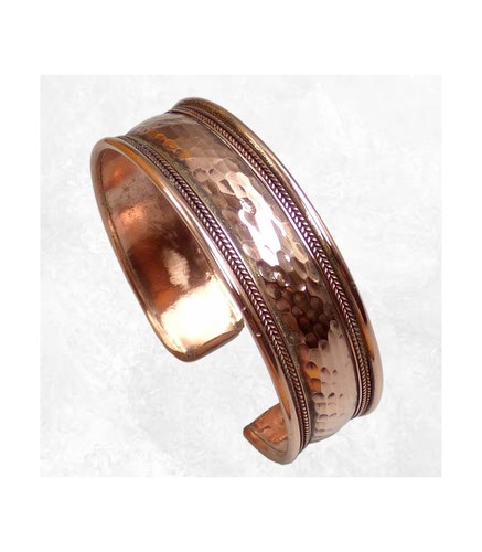 Bracelet cuivre martelé - bracelet,