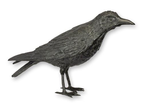 Une sculpture bronze - en,