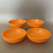 Tupperware Radiance Allegra Mini Bowls (Set of 4) Orange Chic Dining #6316