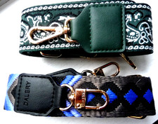 2 BANDOULIERES TISSU POUR SAC