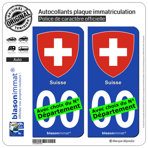 Stickers autocollant plaque - 2,