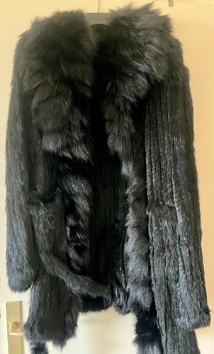 Manteau fourrure véritable - manteau,