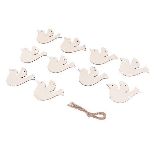 10pcs ensemble colombe en - 3x(10pcs,