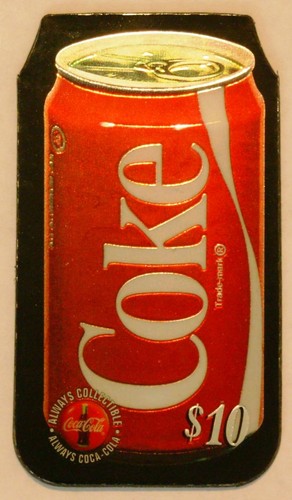 Coca cola découpé - coca-cola, métal