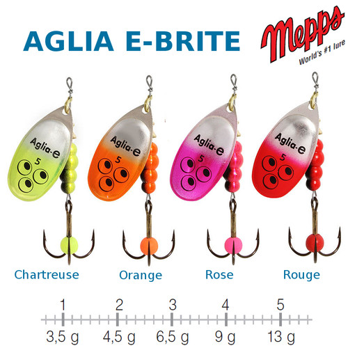 Mepps aglia brite uv - mepps,
