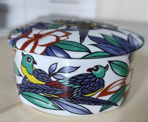 Boîte bonbonnière porcelaine - bonbonnière,