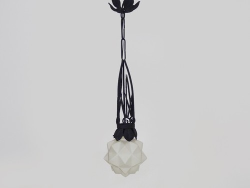 Lustre suspension art déco - suspension,