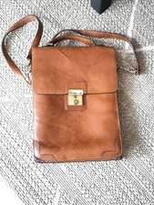 LANCEL 💕 ancienne Sacoche en cuir marron