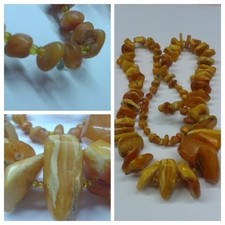 Amber necklace amber ambre necklace chain L 70 cm