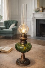Lampe à pétrole Art Nouveau